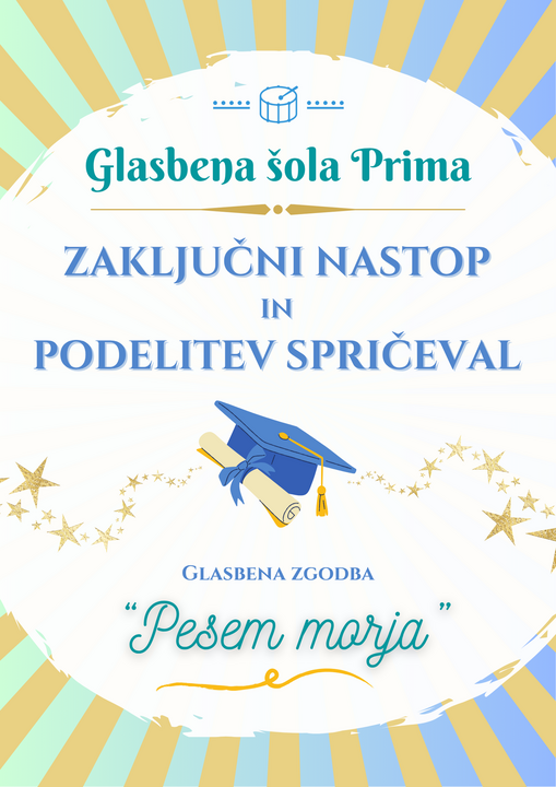 Glasbeni center Prima: Pesem morja