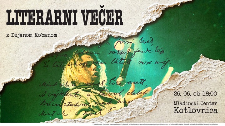 Literarni večer z Dejanom Kobanom
