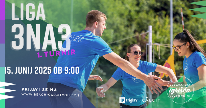 Kamniška »LIGA 3na3« v odbojki na mivki