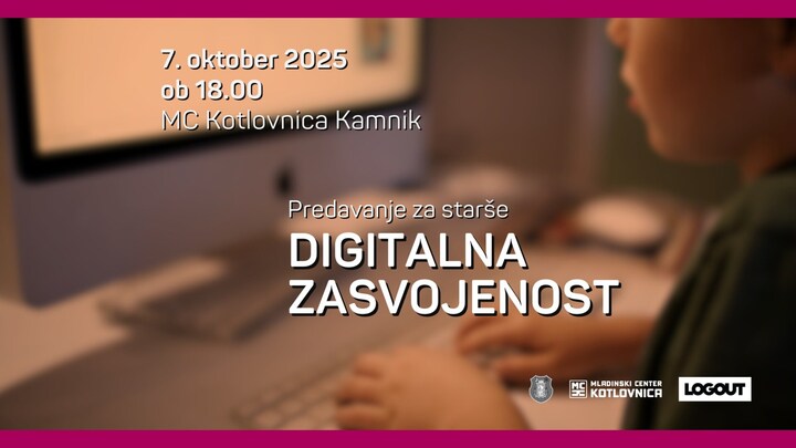 Predavanje za starše – Digitalna zasvojenost