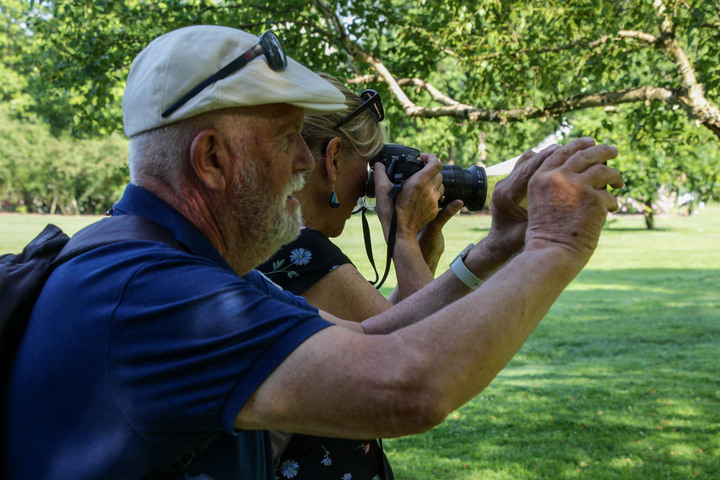 Ujeti trenutki v naravi: Čuječa fotografija za starejše