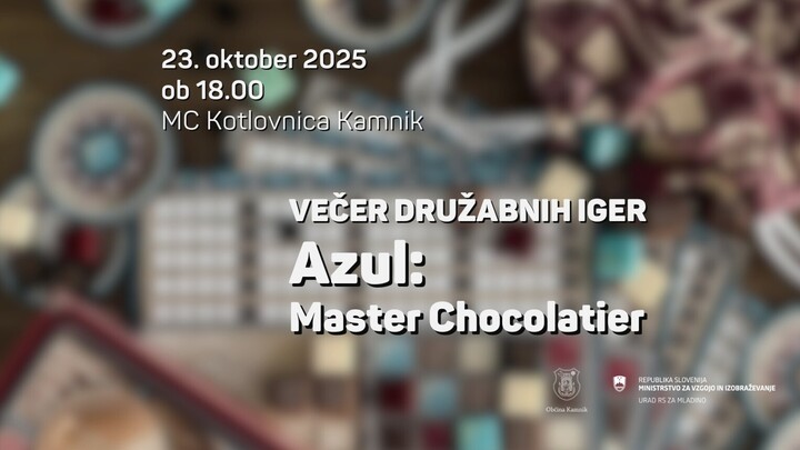 Večer družabnih iger: Azul: Master Chocolatier