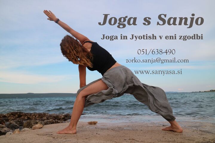 Joga s Sanjo - joga in jyotish v eni zgodbi, Mekinjski samostan, po-sr: 19:00-20:00