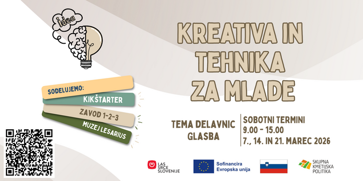 Kreativa in tehnika za mlade- glasba