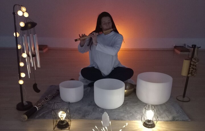 Zvočno-vokalna kopel v Arboretumu Volčji Potok