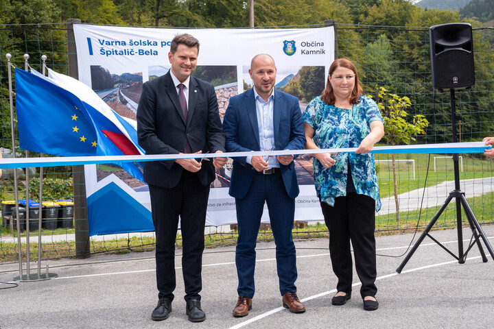 Občina Kamnik z novo varno šolsko potjo med Špitaličem in Belo